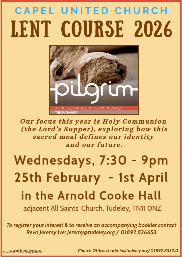Lent course 2026 poster